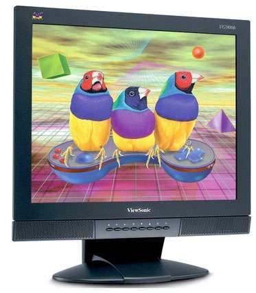 VIEWSONIC VG900b 19INCH LCD SCREEN WITH SPEAKERS (PLEASE READ)